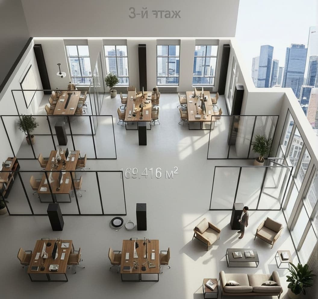 Открыть планировку 169,416 м²