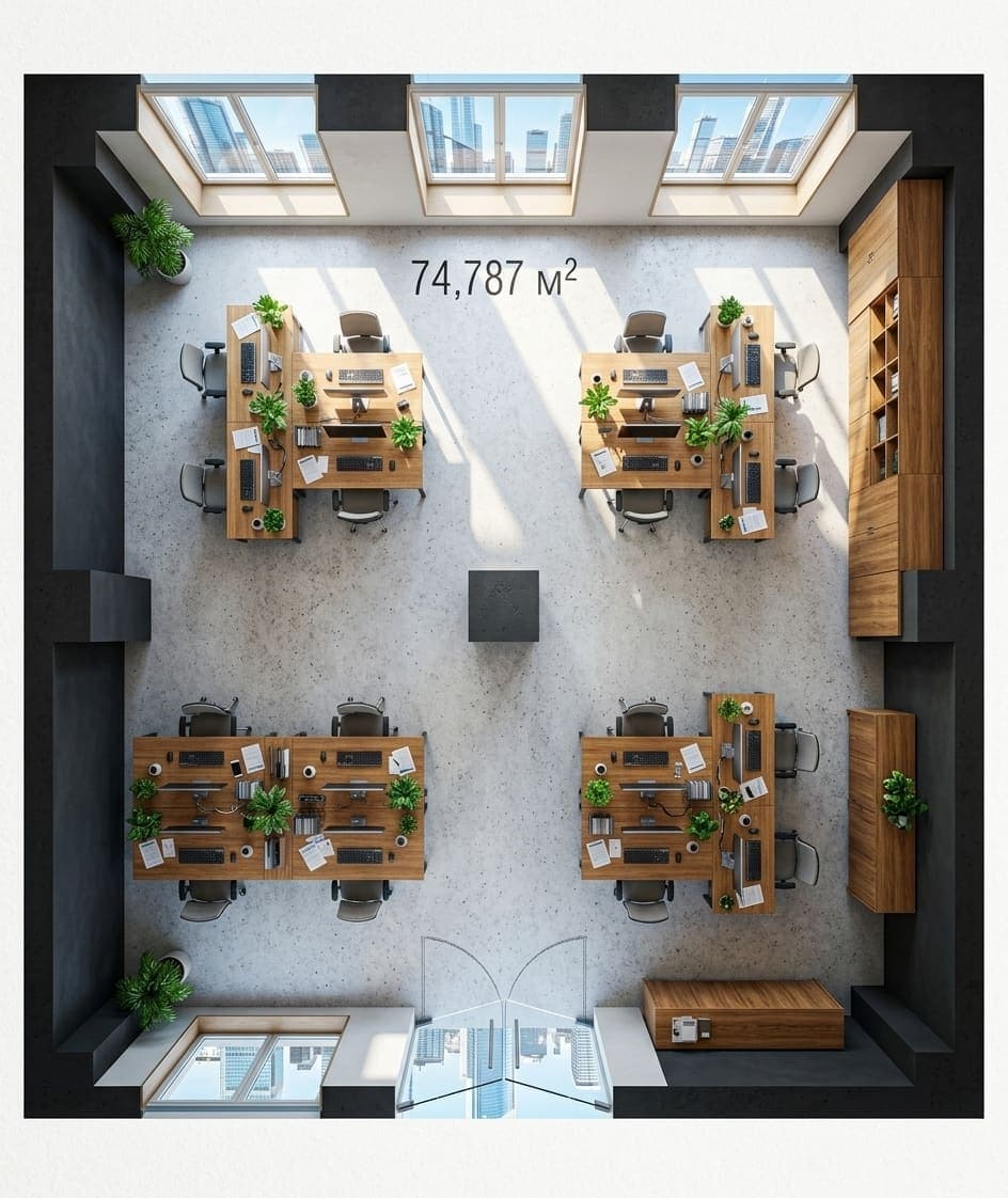 Открыть планировку 74,787 м²